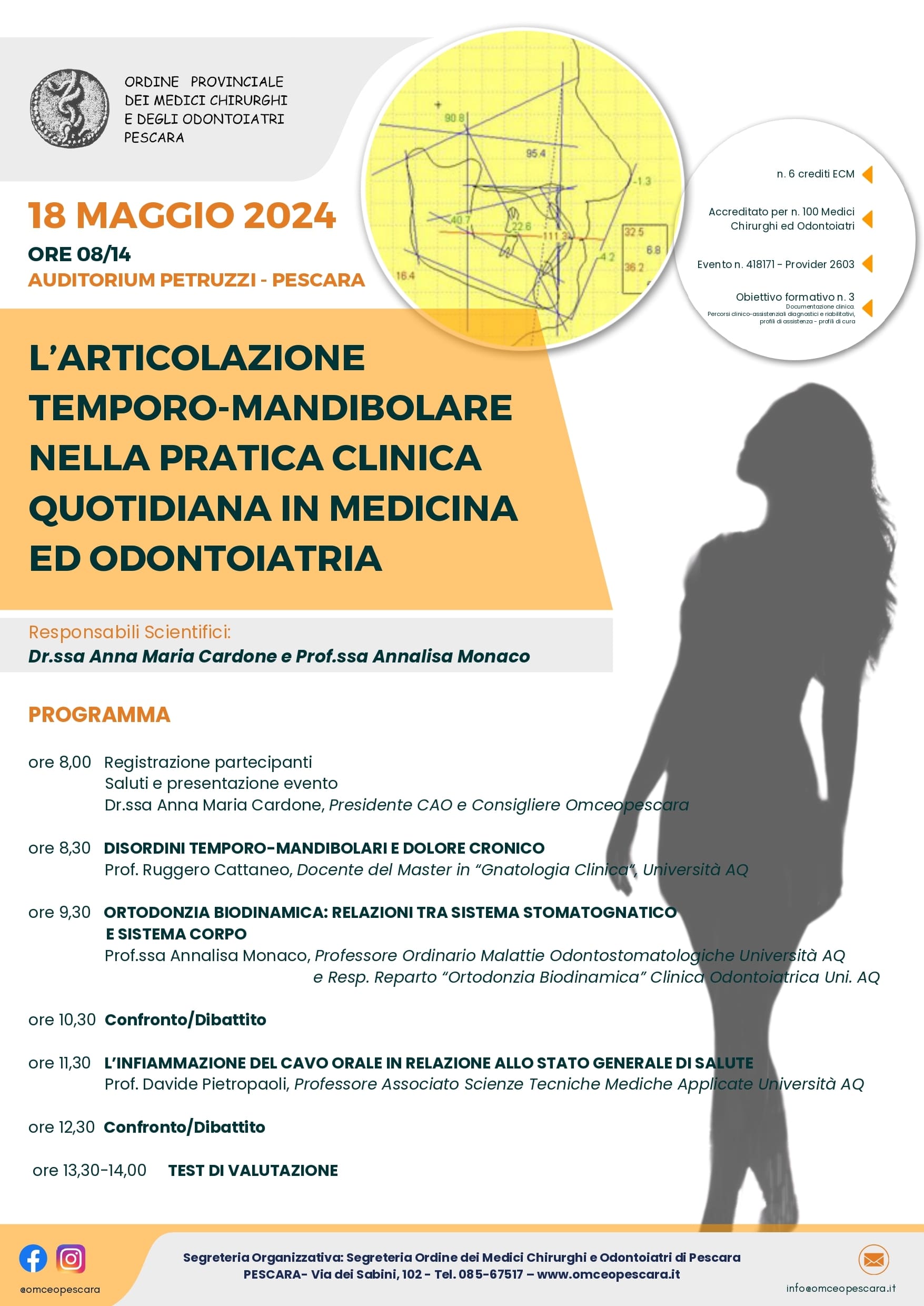 Clicca per accedere all'articolo L'ARTICOLAZIONE TEMPORO-MANDIBOLARE NELLA PRATICA CLINICA QUOTIDIANA IN MEDICINA ED ODONTOIATRIA