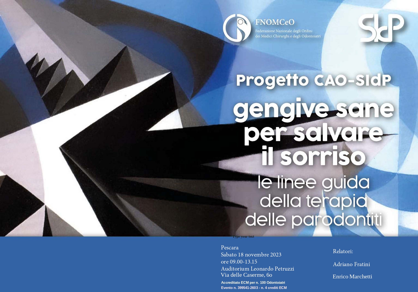 Clicca per accedere all'articolo Progetto CAO-SIdP "Gengive sane per salvare il sorriso. Le linee guida della terapia delle parodontiti"