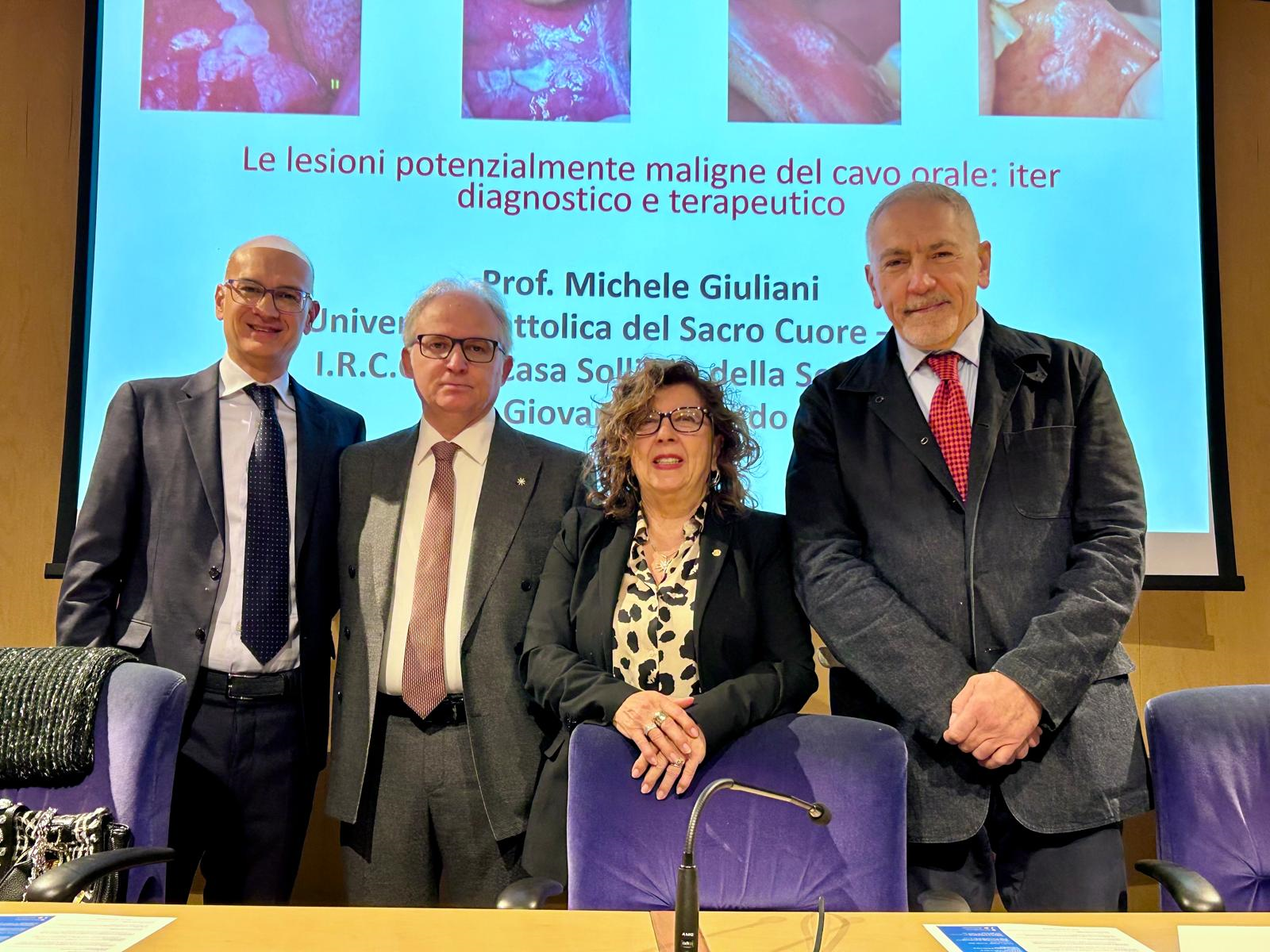 Clicca per accedere all'articolo Neoplasie orali e lesioni potenzialmente maligne: l’evento formativo promosso dalla CAO di Pescara