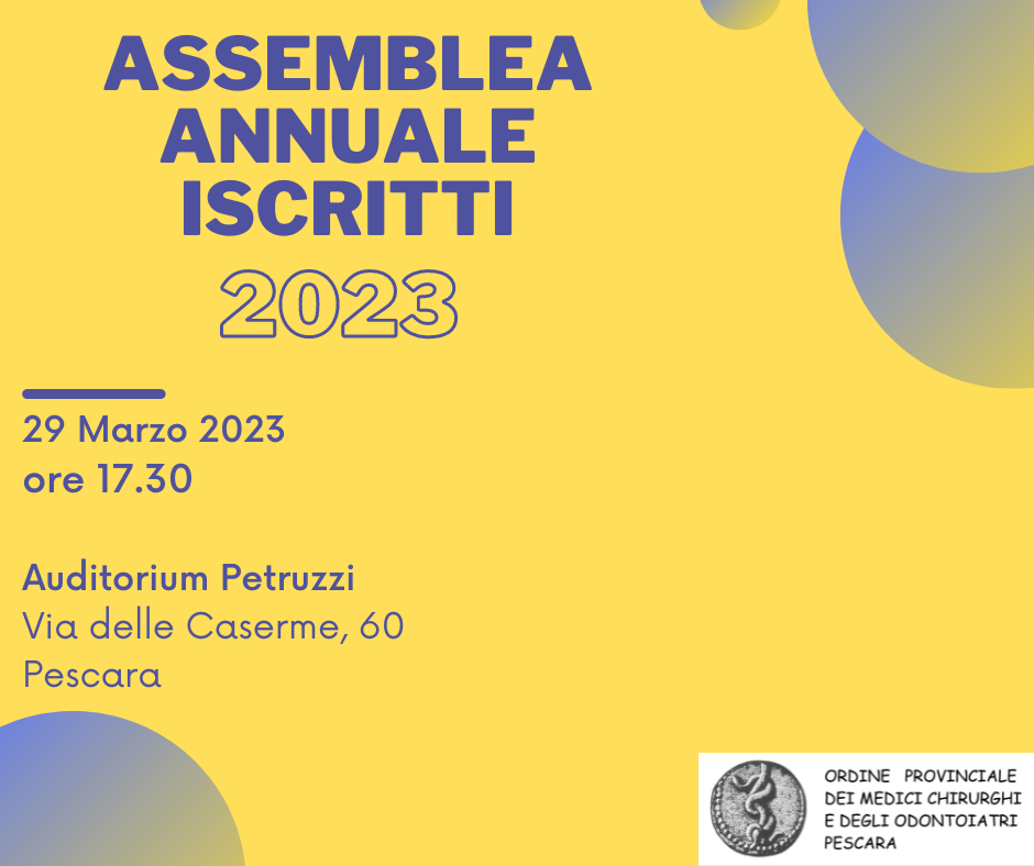 Clicca per accedere all'articolo ASSEMBLEA ANNUALE 2023