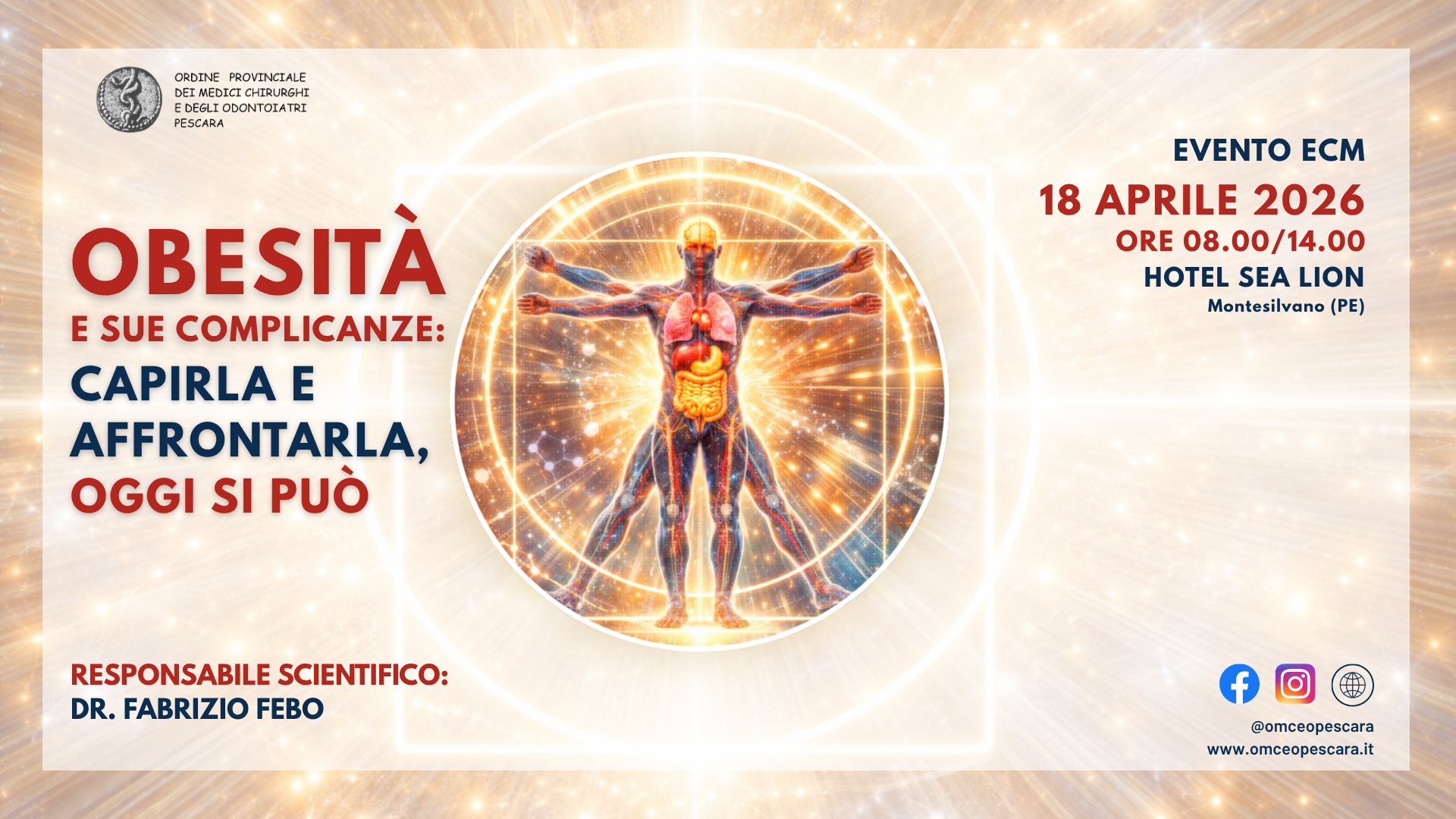 Clicca per accedere all'articolo Obesità e sue complicanze: un evento ECM su diagnosi, stigma e nuove strategie terapeutiche