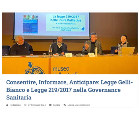 Clicca per accedere all'articolo Consentire, Informare, Anticipare: Legge Gelli-Bianco e Legge 219/2017 nella Governance Sanitaria