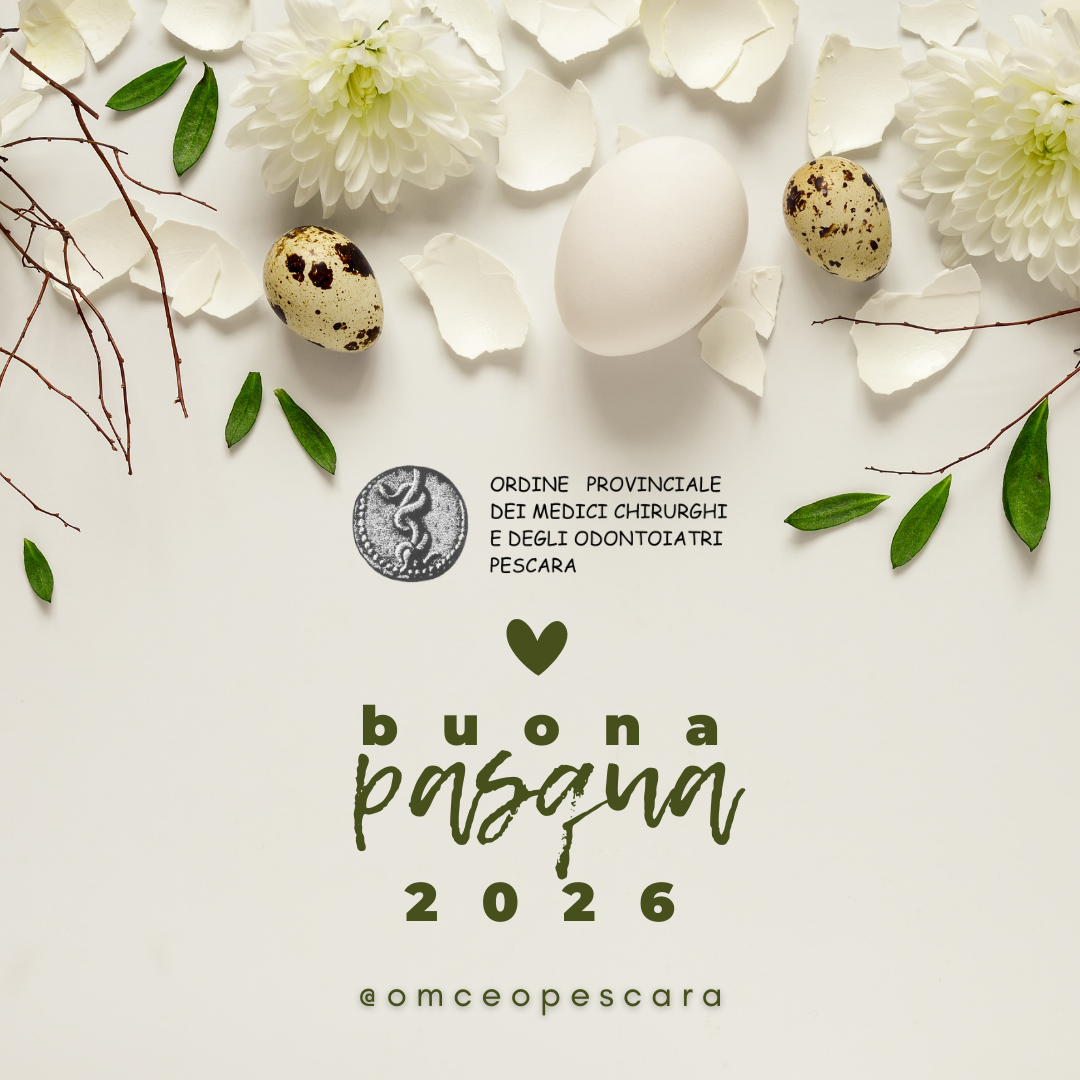 Clicca per accedere all'articolo Pasqua 2026: il messaggio di auguri dell’OMCeO Pescara