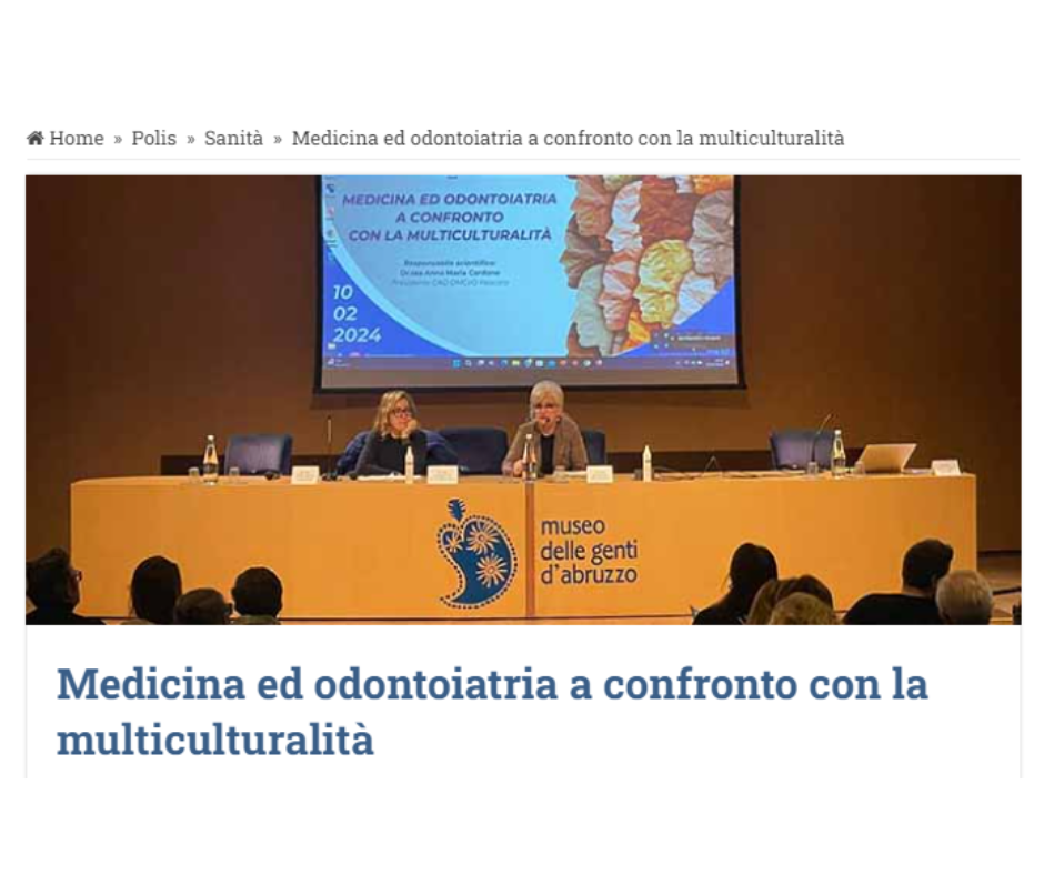 Clicca per accedere all'articolo Medicina ed odontoiatria a confronto con la multiculturalità 