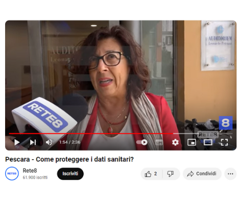 Clicca per accedere all'articolo Pescara - Come proteggere i dati sanitari?
